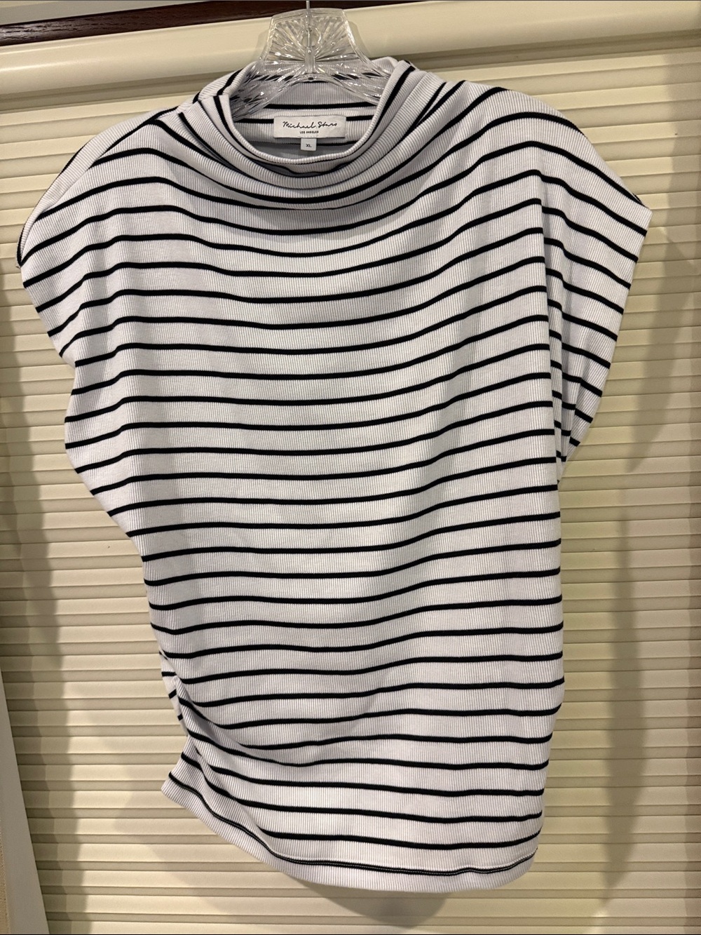 Michael Stars Amara striped rib top